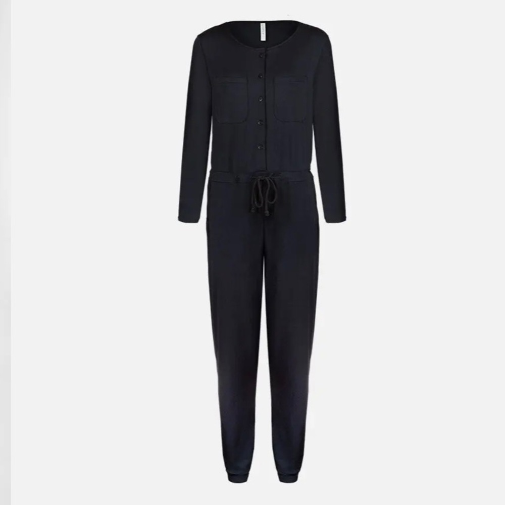 LIVELY NWT All-Day Crew Jumpsuit - Jet Black - Large